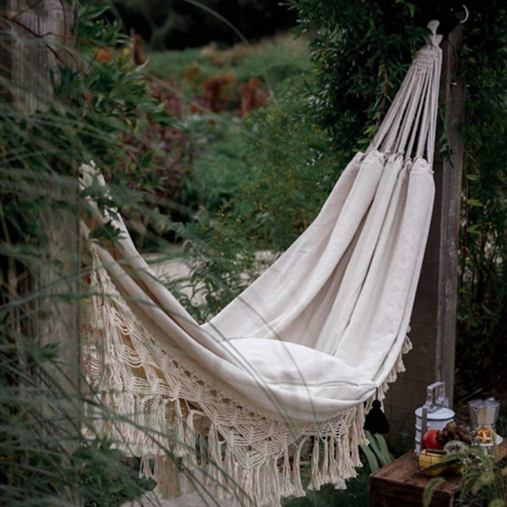 Earthly Ello Hammock with Tassels