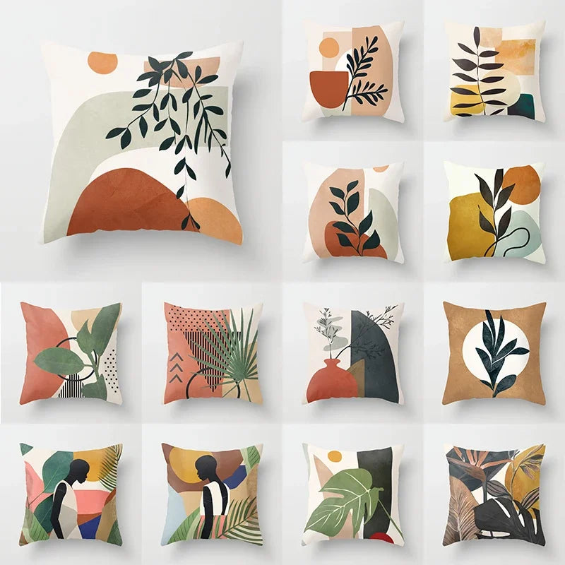 Earthly Ello Boho Abstract Pillowcase Covers