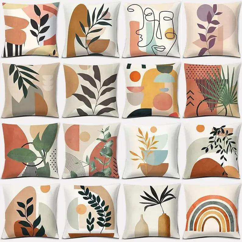 Earthly Ello Boho Abstract Pillow Case Covers