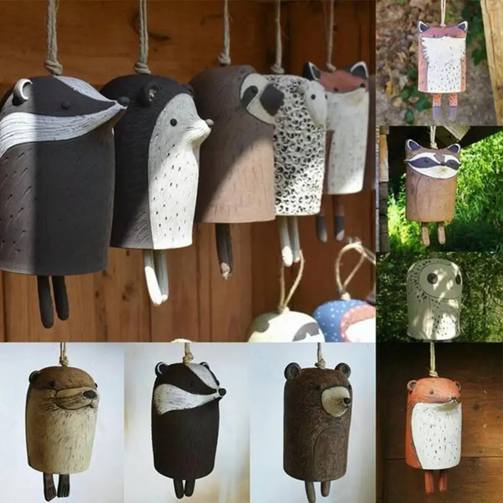 Earthly Ello Beautiful Rustic Animal Wind Chimes