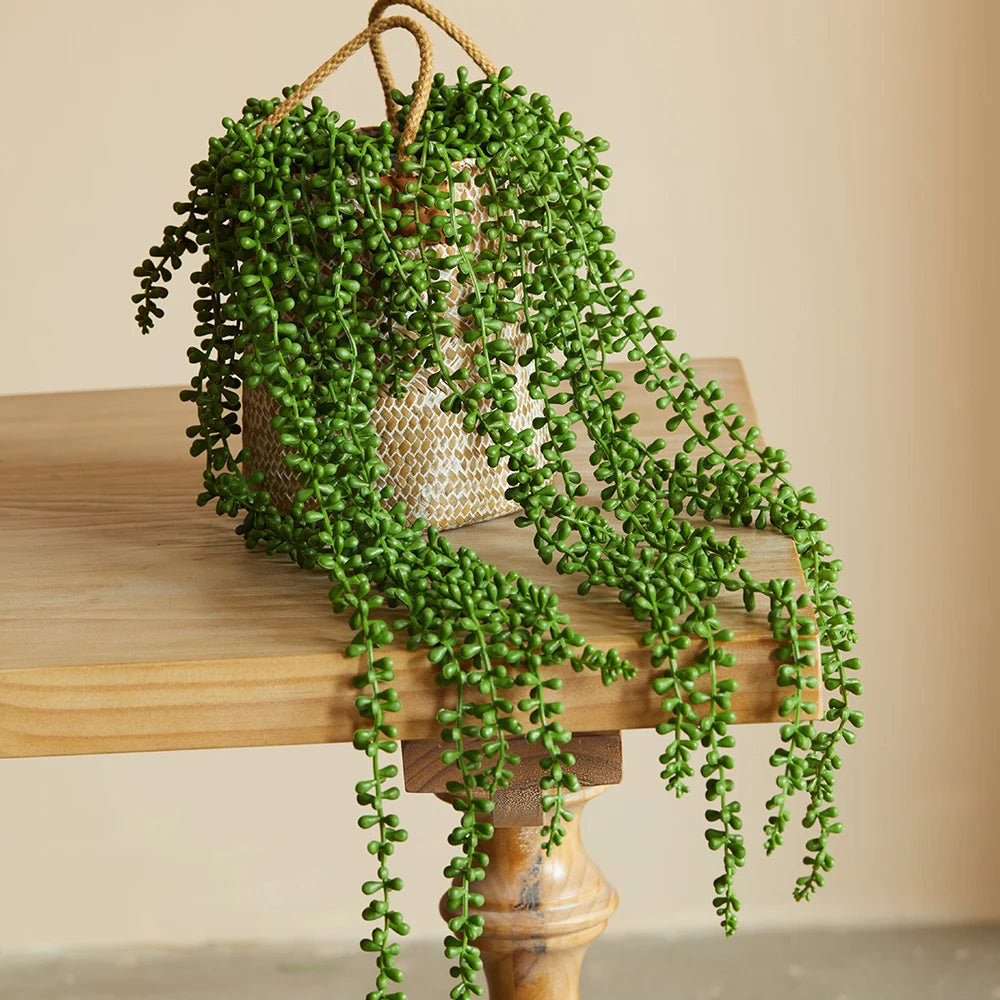 Earthly Ello Artificial Fleshy Vine Succulent Hanging Decor