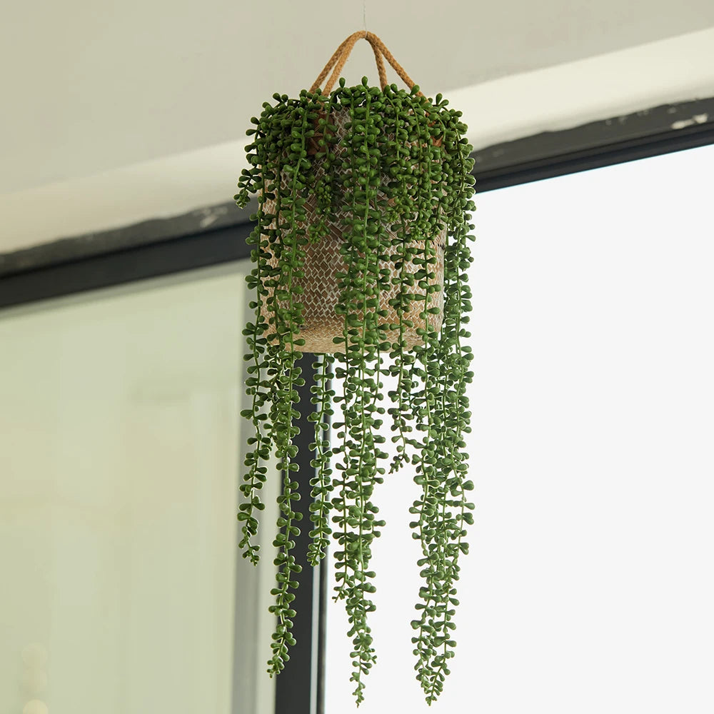 Earthly Ello Artificial Fleshy Vine Succulent Hanging Decor