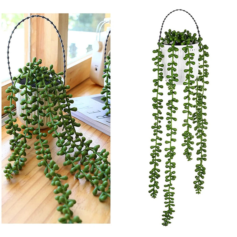 Earthly Ello Artificial Fleshy Vine Succulent Hanging Decor