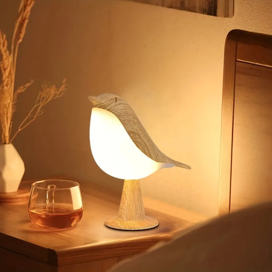 Earthly Ello Magpie Bird Touch Night Light Decor