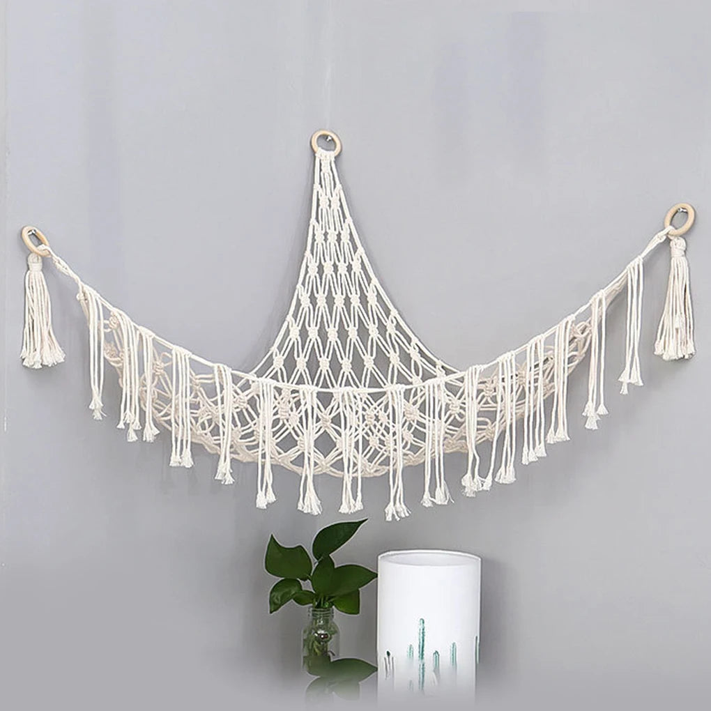 Earthly Ello Boho Woven Mesh Hammock