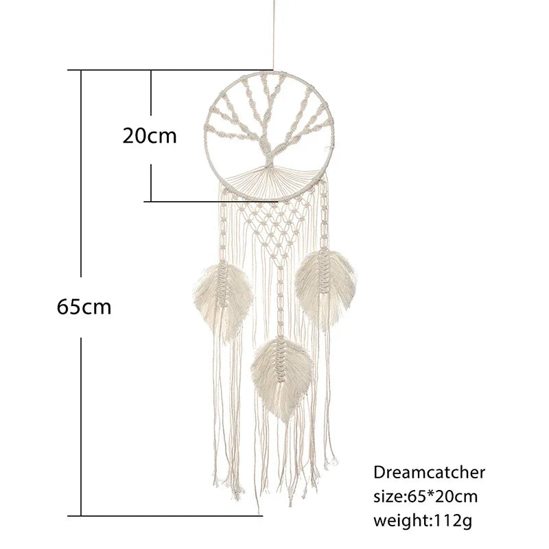 Earthly Ello Large Handmade Macrame Dream Catchers